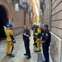 Incendio en la cocina de restaurante de Palma: Un herido por inhalación de humo