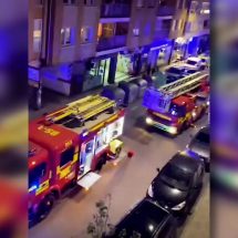 Incendio deja una persona herida en Santiago