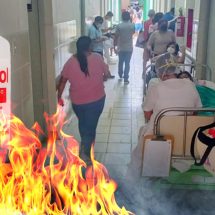 Niña de ocho años sufrió quemaduras