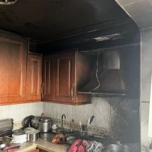 incendio en un piso en Triana