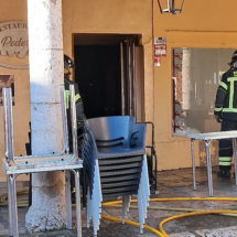 Fuego inesperado en cocina de un restaurante en Tordesillas