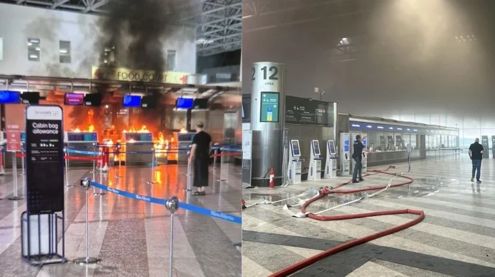 Hombre detenido en Milán tras provocar incendio en el aeropuerto