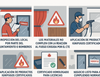 Qué pasa si no cumples con la reacción al fuego exigida por el CTE