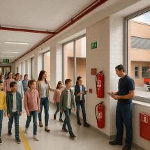 Normativa CTE en colegios: resistencia al fuego según el material de construcción