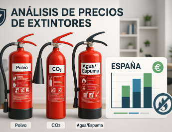Comparativa de precios de extintores en España: seguridad al mejor coste