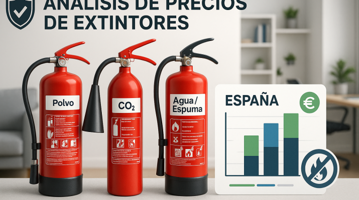 Comparativa de precios de extintores en España: seguridad al mejor coste