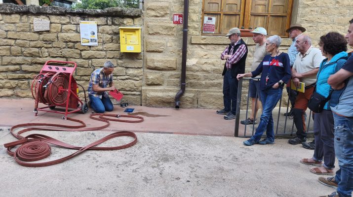 Jornada de prevención de incendios en Biscarrués: conciencia, formación y seguridad