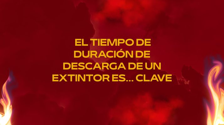 El tiempo de duración de descarga de un extintor es… clave