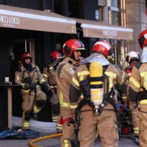 Bomberos controlan incendio en restaurante de La Circular