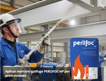 Guía práctica para aplicar mortero ignífugo PERLIFOC HP y por qué contar con profesionales expertos certificados