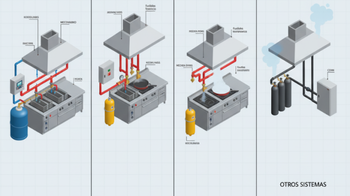 Sistemas de extinción en cocinas comerciales: todo lo que debes saber sobre requisitos técnicos