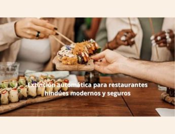 Extinción automática para restaurantes hindúes modernos y seguros