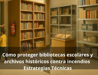 Cómo proteger bibliotecas escolares y archivos históricos contra incendios- Estrategias técnicas