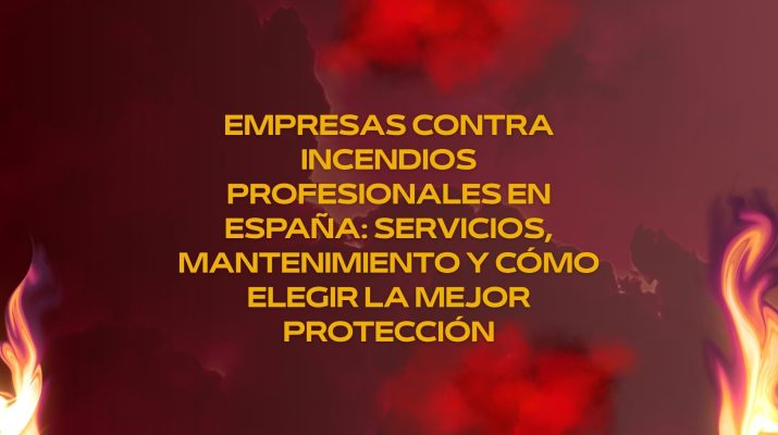 Empresas contra incendios profesionales en España: servicios, mantenimiento y cómo elegir la mejor protección