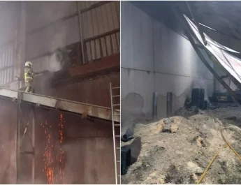 Incendio en un aserradero de Bastavales reaviva la importancia de la prevención en instalaciones industriales