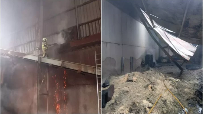 Incendio en un aserradero de Bastavales reaviva la importancia de la prevención en instalaciones industriales