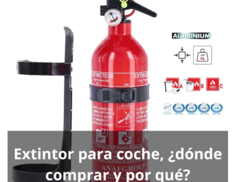 Extintor para coche, ¿dónde comprar y por qué?