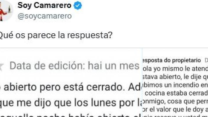 Una reseña incendiaria señala al dueño como “mentiroso”, pero su respuesta cambia la historia