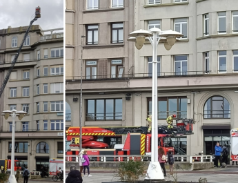 Los bomberos controlan un gran incendio en un restaurante de Fomento tras una intensa intervención