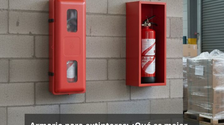 Armario para extintores: ¿Qué es mejor, armario de poliéster o metálico?