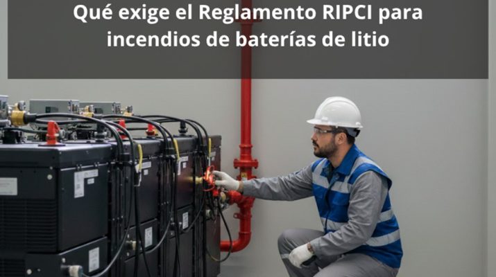Qué exige el Reglamento RIPCI para incendios de baterías de litio: Normativa, prevención y medidas obligatorias