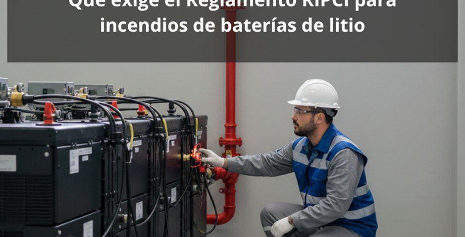 Qué exige el Reglamento RIPCI para incendios de baterías de litio: Normativa, prevención y medidas obligatorias