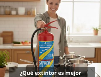 Qué extintor es mejor para cocina doméstica: Guía completa para elegir el equipo ideal de protección contra incendios.