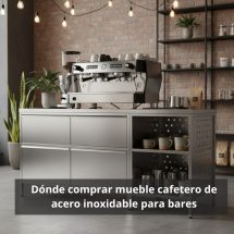 ¿Dónde comprar mueble cafetero de acero inoxidable para bares? El mueble cafetero de acero inoxidable: la clave para una barra profesional de alto rendimiento.
