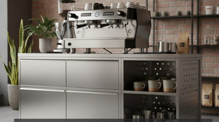 ¿Dónde comprar mueble cafetero de acero inoxidable para bares? El mueble cafetero de acero inoxidable: la clave para una barra profesional de alto rendimiento.