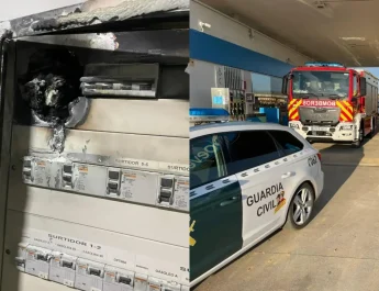 Incendio en San Esteban del Molar: Gasolinera Arde Tras la Perforación Accidental de Cableado Subterráneo