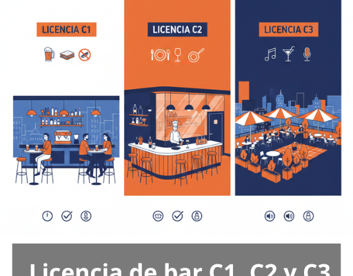 Licencia de bar C1, C2 y C3. Guía detallada para comprender y gestionar las licencias de bar en España.