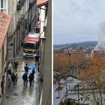 Un fuego en un local de hostelería del Casco Vello obliga a intervenir a los Bomberos de Ourense. Contexto urbano y relevancia de la seguridad contra incendios.