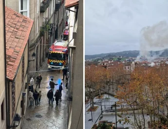 Un fuego en un local de hostelería del Casco Vello obliga a intervenir a los Bomberos de Ourense. Contexto urbano y relevancia de la seguridad contra incendios.