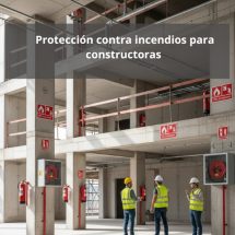 Protección contra incendios para constructoras. Estrategia técnica avanzada aplicada a la edificación moderna.
