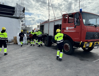 Simulacro anual contraincendios en STP Shipyard Palma: seguridad, prevención y respuesta