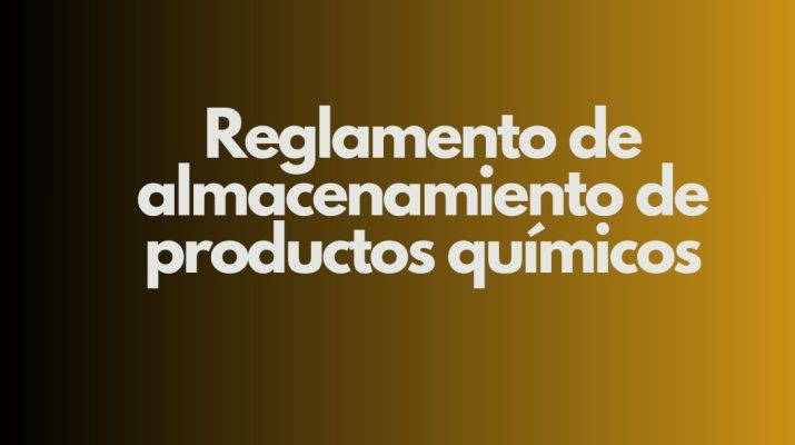 Reglamento de almacenamiento de productos químicos