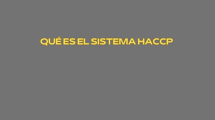 Qué es el sistema HACCP. Seguridad alimentaria como prioridad estratégica.