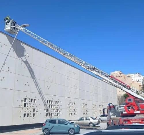 Sofocado conato de fuego en el Complejo Deportivo Díaz-Flor, Ceuta